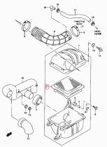 SUZUKI 13780-82A00-000 - FILTRO AIRE JIMNY