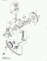 SUZUKI 11344-67JG0-000 - JUNTA ACEITE,CIGÜEÑAL TRASERO
