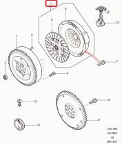 LAND ROVER URB500070 - JUEGO DE REPARACION - EMBRAGUE