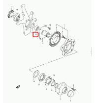 SUZUKI 09263-28030-000 - RODAMIENTO 28X35X16