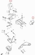 SUZUKI 11610-68D00-000 - SOPORTE MOTOR DELANTERO