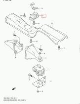 SUZUKI 11710-65D03-000 - SOPORTE TRASERO MOTOR