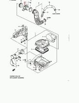 SUZUKI 13800-67G00-000 - CAUDALIMETRO