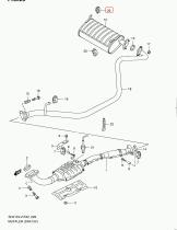 SUZUKI 14281-60G11-000 - SOPORTE SILENCIOSO