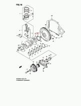 SUZUKI 16121-66G01-000 - RETEN TRASERO CIGUEÑAL
