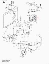 SUZUKI 17690-67JG1-000 - CAJA SALIDA DE AGUA JB419D