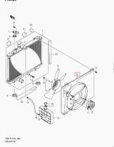 SUZUKI 17760-73KA0-000 - DEFLECTOR DEL VENTILADOR