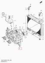 SUZUKI 17760-65J00-000 - CARCASA, VENTILADOR GV