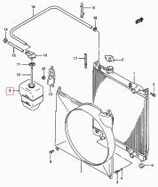 SUZUKI 17930-84E60-000 - BOTE DE EXPANSION