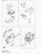 SUZUKI 31400-67J10-000 - ALTERNADOR