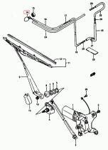 SUZUKI 38842-61A00-000 - SURTIDOR DE AGUA PARABTRASERO