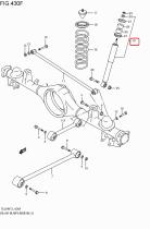 SUZUKI 41700-65D03-000 - AMORTIGUADOR TRASERO