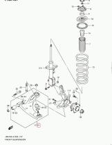 SUZUKI 45202-78K00-000 - CONJ. BRAZO SUSPENSION DEL