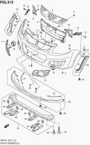 SUZUKI 71711-62J00-799 - PARAGOLPES DELANTERO