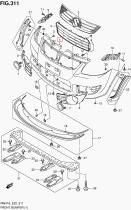 SUZUKI 71711-79J00-799 - PARAGOLPES DELANTERO