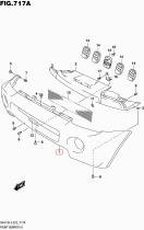 SUZUKI 71711-81A40-799 - PARACHOQUES DELANTERO
