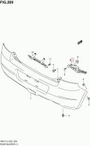 SUZUKI 71822-73K00-000 - SOPORTE PARACHOQUES