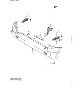 SUZUKI 71830-64J00-000 - SOPORTE,PARAC.TRASERO Nº1 DER.