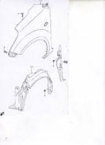 SUZUKI 72321-51K00-000 - PASE DE RUEDA DEL DER