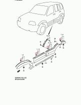SUZUKI 77553-65D10-000 - CLIPS  BLANCOS