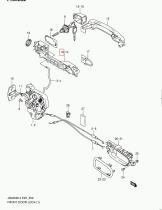 SUZUKI 82811-63J00-000 - ARMAZON,PUERTA DEL.EXT.DER.