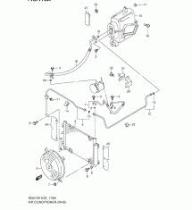 SUZUKI 95720-65D00-000 - MANGUERA DESCARGA A/A