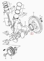 SUZUKI 09283-98002-000 - RETEN CIGUEÑAL TRASERO