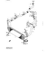 SUZUKI 13625-67J00-000 - JUNTA,INTERCOOLER