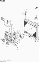 SUZUKI 17813-54G01-000 - SOPORTE RADIADOR INF.
