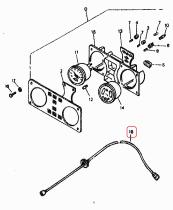 SUZUKI 34910A80C31-000 - CABLE VELOCIMETRO