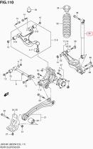 SUZUKI 41700-65J10-000 - AMORTIGUADOR TRASERO