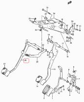 SUZUKI 49810-58B21-000 - PEDAL EMBRAGUE