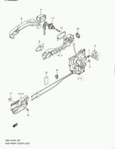 SUZUKI 82202-62J12-000 - CERRADURA PUERTA DEL. IZQDA.