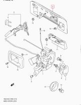 SUZUKI 82850-65D13-5PK - MANILLA,PORTON TRAS EXT.