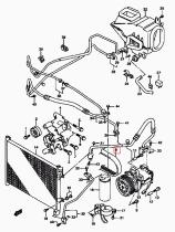 SUZUKI 95141-84A00-000 - CORREA AUXILIAR ALTERNADOR