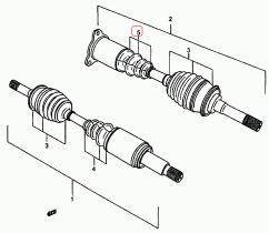 SANTANA 00000A01559 - KIT REPARAC.PALIERES(HDI&SA
