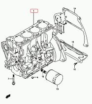 SANTANA 11200-85C00 - C/BLOQUE CILINDROS(VITARA)