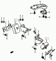 SANTANA 11610-82C00 - SILENTBLOCK DELANTERO MOTOR