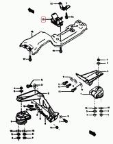 SANTANA 11710-85C00 - SILENTBLOCK, MOTOR PARTE TR