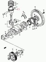SANTANA 12111-60A02-050 - PISTON-O50