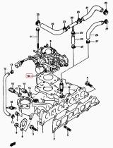 SANTANA 13421-61A00 - JUNTA INYECTOR