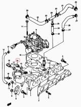 SANTANA 13650-61A01 - SENSOR TEMP. AIRE