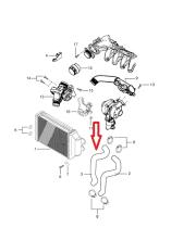 SANTANA 13663-86CD0 - MANGUITO, ENTRADA INTERCOOLER