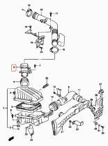 SANTANA 13800-58B00 - CONJUNTO SENSOR AIRE (16V)