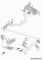 SANTANA 14250-84A51 - TUBO DE ESCAPE N.2 JIMNY