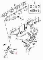 SANTANA 15316-84A00 - BRIDA, INYECTOR