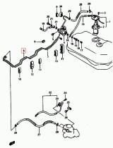 SANTANA 15820-61A21 - TUBERIA ALIMENTACION