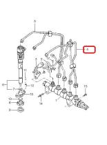 SANTANA 15832-86SA1 - TUBO COMBUST.:1-2(S-300/350