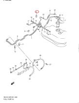 SANTANA 15892-60A11 - CLAMP, FUEL PIPE