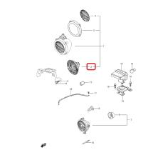 SANTANA 174726-OP - OPTICA SELLADA FARO PRINCIPAL